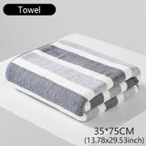 Striped Pattern Towel New Home Soft and Comfortable Bath Towels for Men and Women, Quick Drying Absorbent Towels For Bathroom