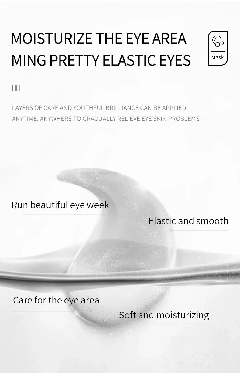 Collagen Eye Mask Essence Sakura Wrinkle Removing Eye Care Patches Fade Fine Line Anti Dark Circles Bag Anti-Puffiness Eye Care