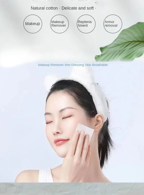 450/500/600PCS Facial Puff Cotton Pads Disposable Makeup Accessories Remover Practical Face