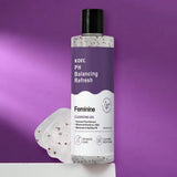 KOEC PH Balancing Feminine Cleansing Gel 180ml, Plant Extract Intimate Wash Eliminate Odor & Bacteria, Aloe Vera Moisturize for Underarms Bikini Thighs Full Body Daily Care