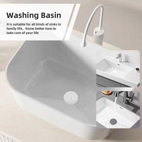 3PCS Bathtub Drain Stopper Cover,6 inch Silicone Bath Tub Plug Essentials Flat Suction for Kitchen Bathroom Laundry Accessories