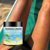Body Tanning Lotion, Rich in Shea Butter and Coconut Oil, Deeply Moisturizing, Fast Absorbing, Non-Greasy, No Sunburn, Hypoallergenic for Men and Women