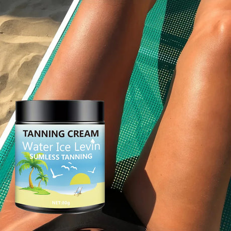 Body Tanning Lotion, Rich in Shea Butter and Coconut Oil, Deeply Moisturizing, Fast Absorbing, Non-Greasy, No Sunburn, Hypoallergenic for Men and Women