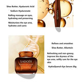 Double Care Essence Eye Set Eyes Repair Cream Eye Cream For Wrinkles Dark Circles Eye Bags Anti Age Firming Hydrating 3pcs