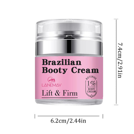 Brazilian Booty Cream Containing retinol makes the skin tight, rich and elastic, and lifts the buttocks to make them sexier