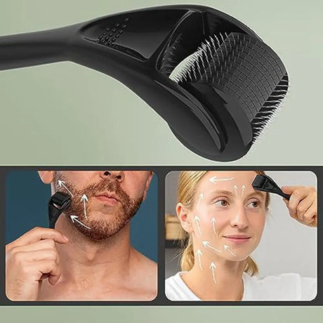 0.2-0.3 Roller Microneedle Roller Facial Skin Beard Scalp Derma Stamp Micro Needle Roller Women Man Cosmetic Beauty Instrument