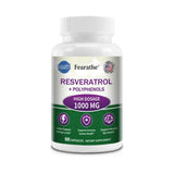 Resveratrol Supplement Capsules, Anti-aging, Antioxidant, Cardiovascular & Joint Support, Skin Health