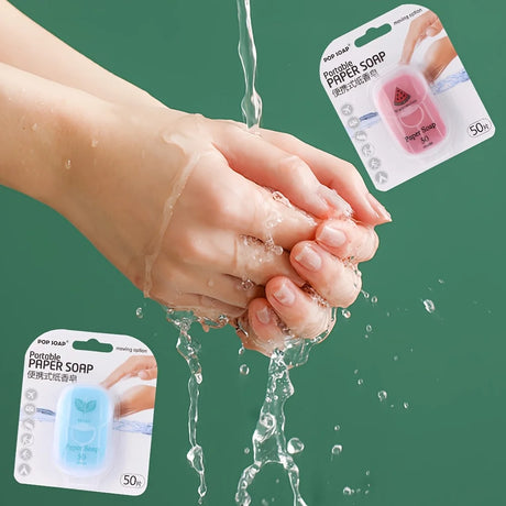 Ultimate Portable Paper Soap Sheets For Outdoor Travel， disposable hand washing travel soap