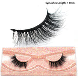 Half Lashes Mink Eyelashes Fluffy Soft False Eyelashes Wispy Cross Mink Eye Lashes Natural Short Mink Eyelash Extension Makeup