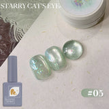 1-6PCS 12ML Human Fantasy Cat Eye Gel Nail Polish Ice Clear High-end Glass Bead Semi-permanent Gel Nail Polish Nail Art Supplies