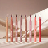 Waterproof Lip Liner Stain Lip Lingerie Long Lasting 8 Colors Transfer Proof Smudge Resistant Color No Bleed Formula  Cosmetics