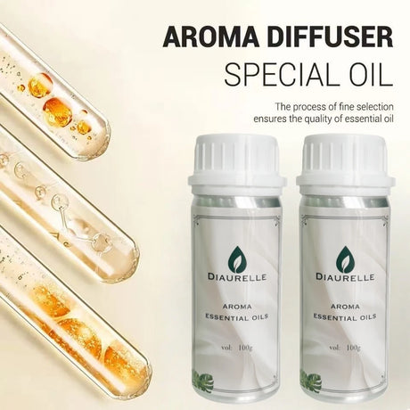 DIAURELLE 100mL Aroma Diffuser Essential Oils 8-Times Concentrated Essence Perfume Flavoring Home Fragrance Air Freshener