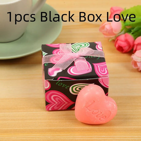 Handmade Love Heart shaped Design Bath Soap Wedding Party Love Gift Soapy Favor Valentine Gift Hand Soap