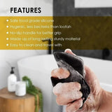 1Pc Soft Silicone Exfoliating Body Brush Gentle Massage Back Scrubber Deep Cleansing Shower Bath Tool