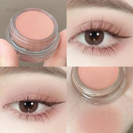 Matte Purple Peach Pink Eyeshadow Cream Blush Face Contour Waterproof Lasting Concealer Nude Brown Eyeshadow Primer Base Makeup