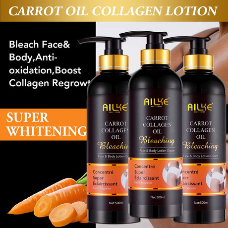 AILKE Collagen Whitening Set, Moisturizer, Hydration, Dark Spot Removal, Brightening Body Lotion, Armpit Whitening Cream
