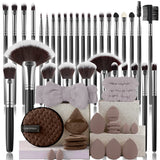 32Pc Makeup Brush Set Cosmetic Tools for Powder Eye Shadow Foundation Blush Blending Beauty Makeup Brush Kit for Makeup Starters
