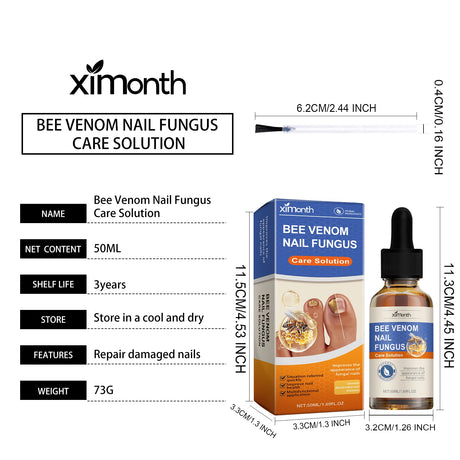 Nail Fungus Care Solution Anti-Infection Onychomycosis Repair Damaged Cracked Hand Foot Nail Manicureed Health Care Essence 50ml