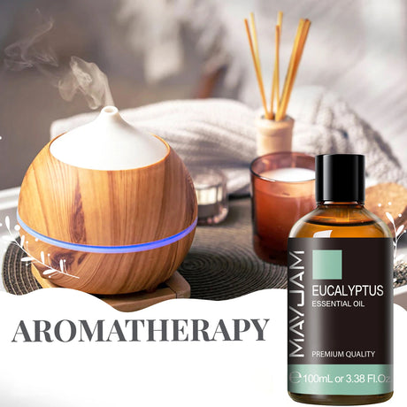 Mayjam Essential Oil 100ml Citronella Cinnamon Cedarwood Vetiver Cajeput Fennel Sage Aromatherapy Oil for Diffuser Humidifier