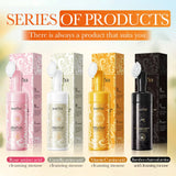 SADOER Vitamin C Facial Cleanser Deep Cleansing Face Wash Foam Moisturizing Whitening Face Wash Massage Cleansing Foam Skin Care