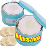 60pcs/box Nipple Cover Stickers Women Breast Lift Tape Pasties Invisible Self-Adhesive Disposable Bra Padding Chest Paste Patch