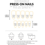 24pcs Upgrade Your Look With White Gradient Almond False Nails 1pc Nail File & 1Nail Glue Sticker Kit Nails