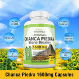 Chanca Piedra 1600mg - Kidney Support Supplement, Clears Kidney Stones and Gallstones