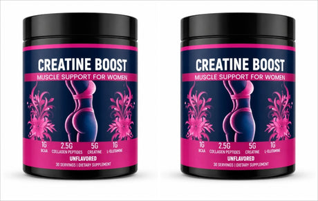 Creatine for Women Booty Builder Supplement with Collagen & BCAA Supports Muscle Development Post-Workout Recovery Elasticity