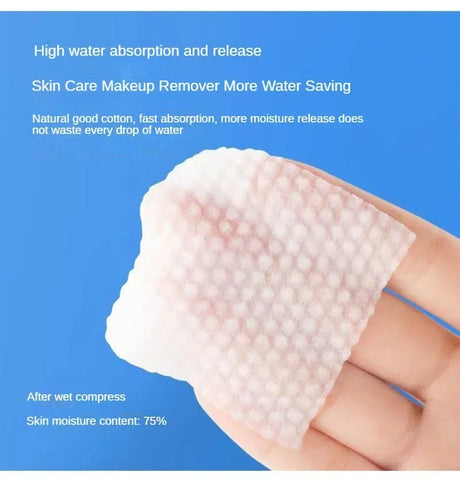 450/500/600PCS Facial Puff Cotton Pads Disposable Makeup Accessories Remover Practical Face