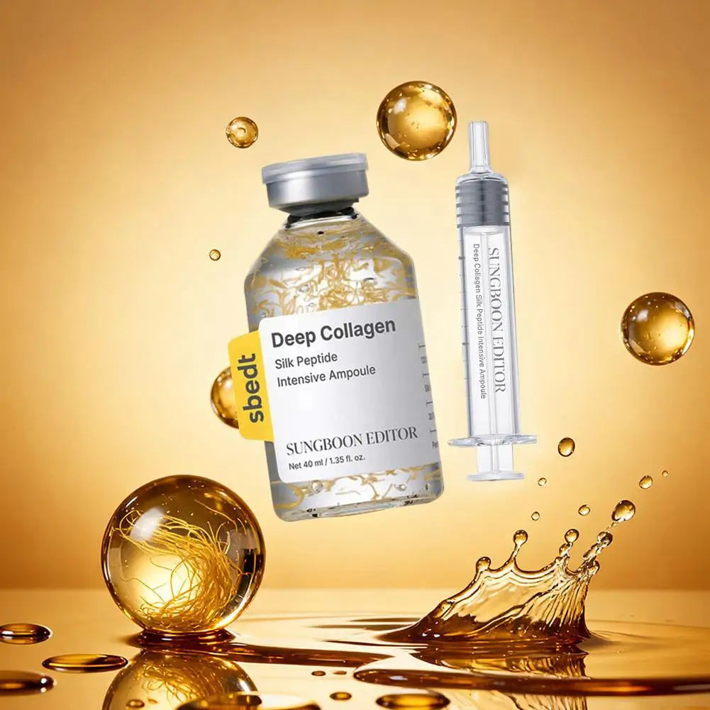 Collagen Silk Peptide Peptide Pink PDRN Glow Intensive Ampoule Intensely Hydrating, Lifting And Firming Increase Skin Elasticity