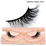 Half Lashes Mink Eyelashes Fluffy Soft False Eyelashes Wispy Cross Mink Eye Lashes Natural Short Mink Eyelash Extension Makeup