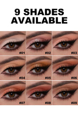 Desert Rose 9 Color Eyeshadow Palette High Pigment Matte Mineral Waterproof Long Lasting Natural Earthy Tones Makeup