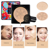 CC Cream Magic Foundation Mushroom Head Air Cushion Waterproof Brighten Foundation Cream Women Base Makeup Face Korean Cosmetics