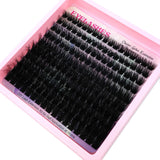 10Row 60D-120D 5D Fluffy Thick Lashes Clusters 10-18mmMix Wispy Individual Lashes Extensions Clusters DIY Makeup False Eyelashes
