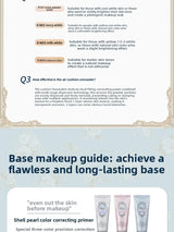 Flower Knows Makeup Base Garden Air Cushion Foundation CC Cream Skin Friendly Concealer Makeup Moisturizing Natural Coverage