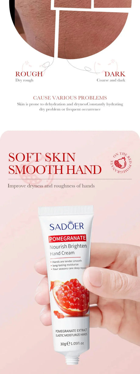 Wrinkle Removal Anti-Crack Hand Cream Skin Cracked Repair Products Soften Nourish Anti-drying Whitening Moisturizing Hand Care