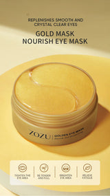 60pcs/120pcs Avocado Golden Collagen Eye Mask Anti Dark Circles Removal Eye Bags Moisturizing Firming Eye Patches Skin Care