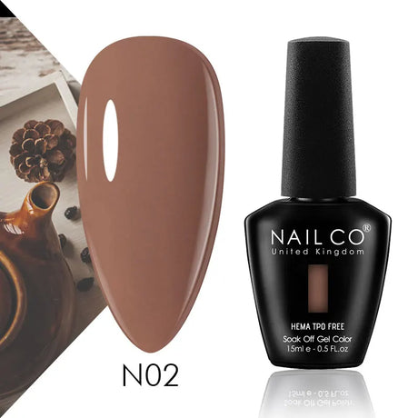 NAILCO 15ml HEMA FREE TPO FREE Top Base Coat Nail Gel Polish Supplies Vernis Semi Permanent Nail Art Manicure Gel Ongle UV Nails