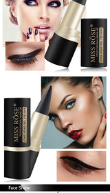 MissRose Waterproof Eyeliner Gel Matte - 24H Quick-drying Rich Pigment Single Head Gel Pencil Smudge-proof Long-lasting Black