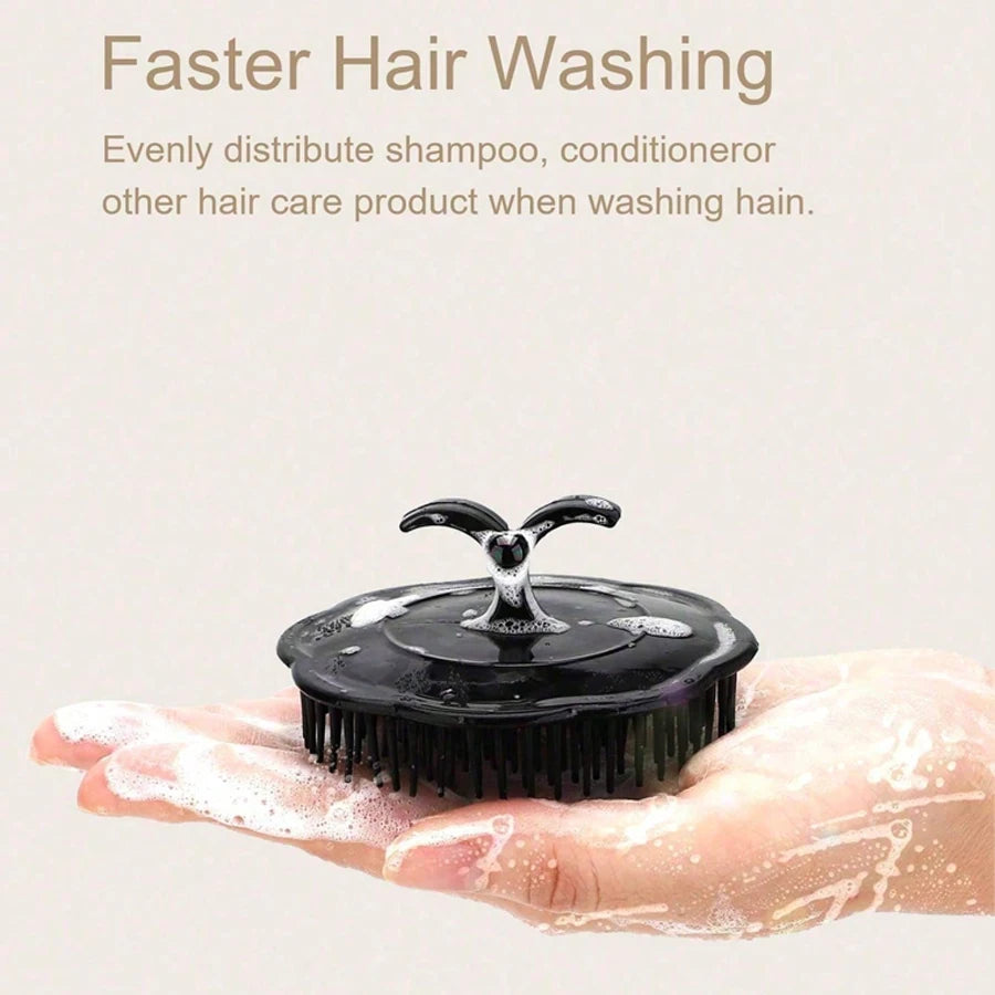 1 shampoo brush, scalp massage brush, dandruff cleaning brush