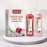 Onion Hair Care Set Rosemary Onion Shampoo Conditioner Set Strengthening Hair Improve Rough Frizz Smooth Shiny Deep Moisturizing Scalp Care Set