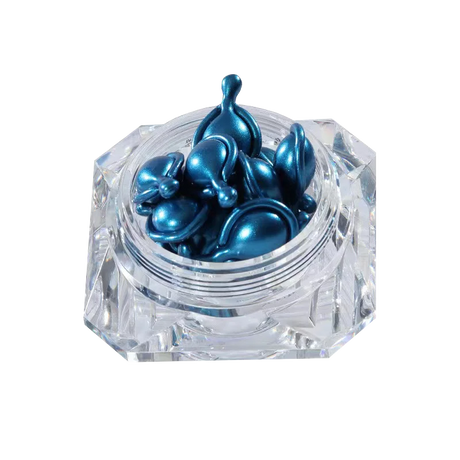 New Blue Copper Peptide Capsule Face Serum Wrinkle Remove Essence Tightens Night Moisturizing  Radiant Rejuvenation Skin Care