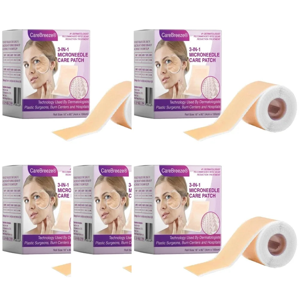 1/3/5rolls Brand Wrinkle-reducing Body Face Tape Dermatologist Recommend Best Scar Reduction Patch 3-in-1 Microneedle Care Patch