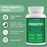 Prebiotics Probiotics & Digestive Enzymes Capsules, Support Gut Care Gastrointestinal Health, Gentle Digestion & Immune Wellness