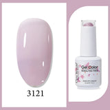 Clou Beaute Gel Color Hema TPO Free 15ml Gel Nail Varnish Soak Off UV Gel Polish Nail Art Manicure Lacquer Nail Art Jelly Gel