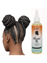 GZE Braid Oil for Natural Hair, Soothing Moisturizing Scalp with Coconut Oil, Promotes Healthier Edges & Shine for Braids, Locs