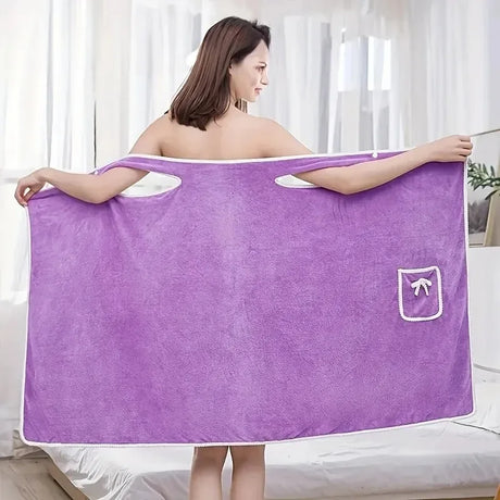Womens Fast Drying Bath Towel 135x80cm Wearable Beach Spa Shower Gym Towel Girls Clothing Wash Robe