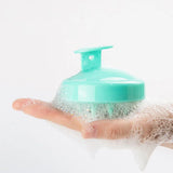 Silicone Scalp Massage Comb - Soft PE Bristles Shampoo Brush for Deep Cleansing, Home SPA & Bath Brush
