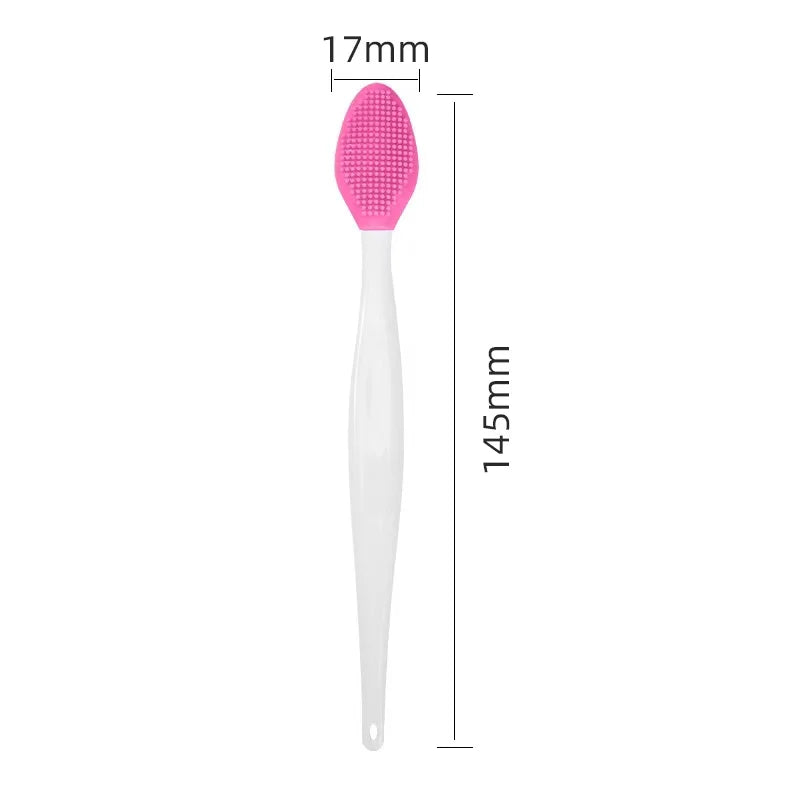 1PC/4PCS Beauty Skin Care Wash Face Silicone Brush Exfoliating Nose Clean Blackhead Removal Brushes Tools With Replacement Head
