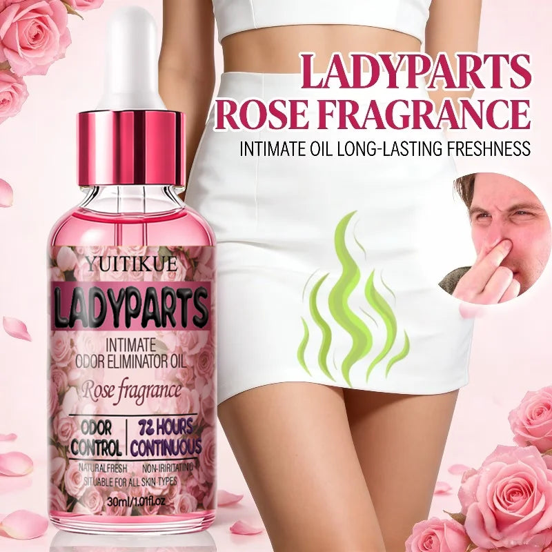YUITIKUE Rose Scent Women Intimate Care Oil Mild Non Irritating Long Lasting Fragrance Private Body Refreshing Essence 30ml